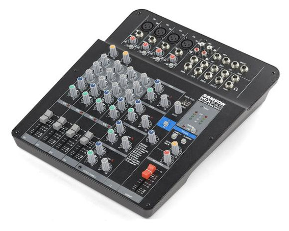 Samson MixPad MXP124FX - Compact, 12-Input Analog Stereo Mixer with Effects and USB