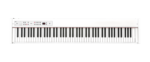 KORG D1WH Slimline 88-Note Weighted Stage Piano; 30 Sounds; Pedal Included - White