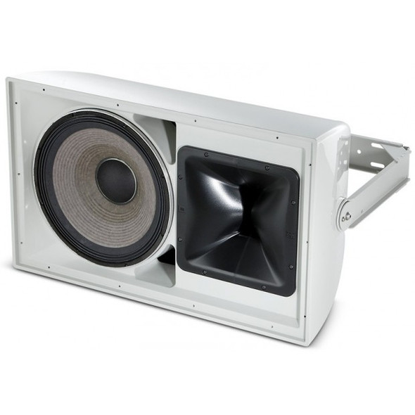 JBL AW566-LS All-Weather 2-Way High Power Loudspeaker with 1 x 15" LF and Rotatable Horn for Life Safety Applications - Gray