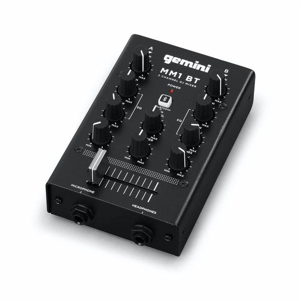 Gemini MXR-01BT 2-CHANNEL PROFESSIONAL DJ MIXER WITH BLUETOOTH INPUT