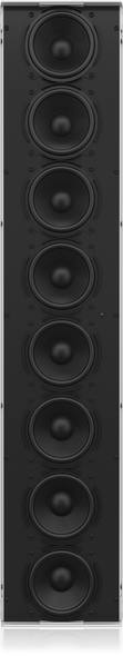 Tannoy TA-QFLEX 8 SYSTEM WH Digitally Steerable Powered Column Array Loudspeaker with 8 Independently Controlled Drivers, Integrated DSP and BeamEngine GUI Control for Installation Applications