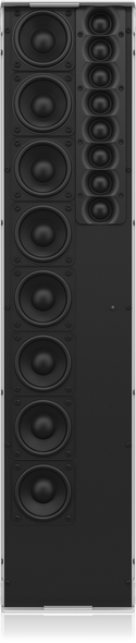 Tannoy TA-QFLEX 16 SYSTEM WH Digitally Steerable Powered Column Array Loudspeaker with 16 Independently Controlled Drivers, Integrated DSP and BeamEngine GUI Control for Installation Applications