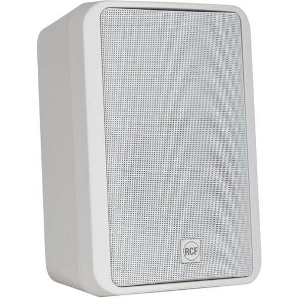 RCF MR50-T-W Two-Way Bass Reflex Speaker 5" w/ Transformer (Wht)