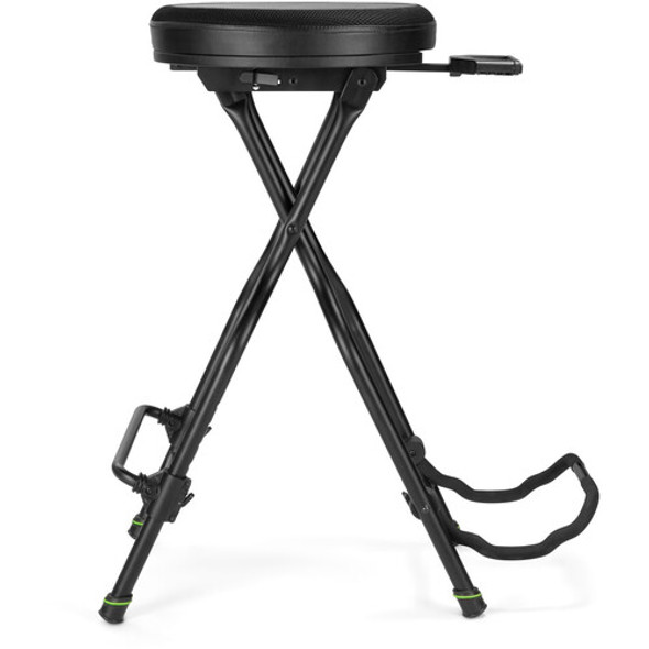 Gravity Stands Musician Seat with Guitar Stand