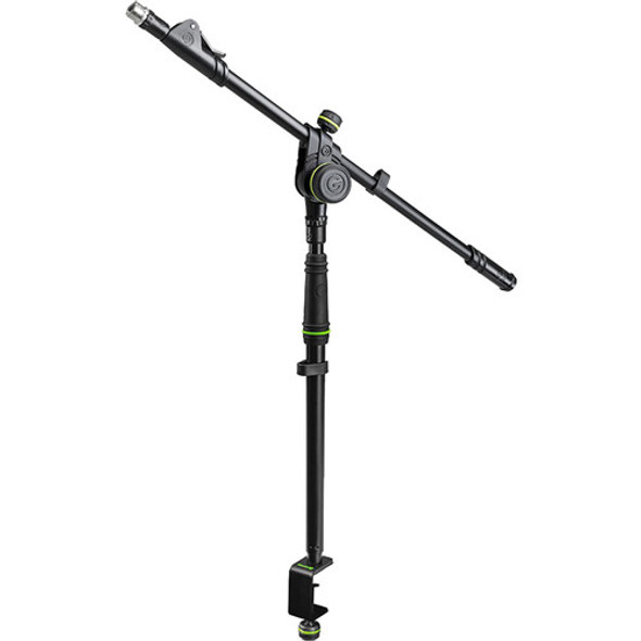 Gravity Stands Microphone Pole for Table Mounting with Table Clamp and Boom