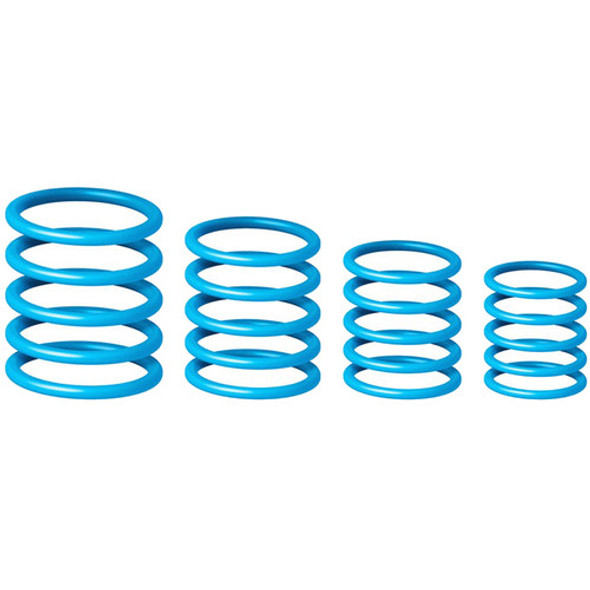 Gravity Stands Universal Ring Pack for Microphone Stands (20-Pack, Deep Sky Blue)