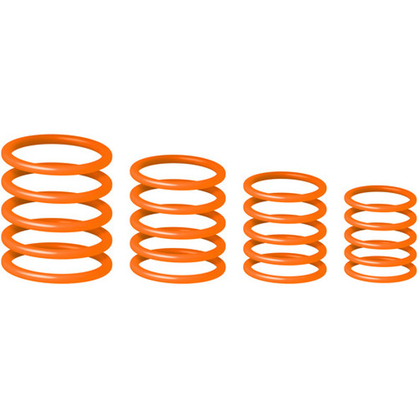 Gravity Stands Universal Ring Pack for Microphone Stands (20-Pack, Electric Orange)