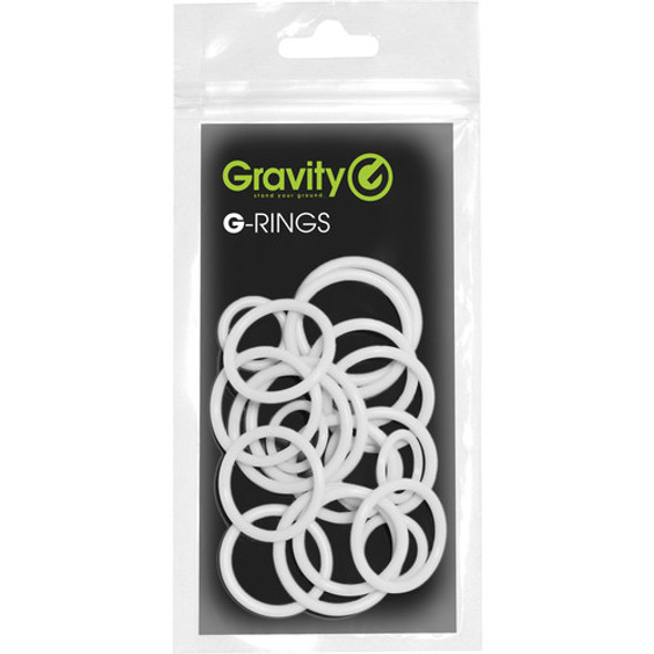 Gravity Stands Universal Ring Pack for Microphone Stands (20-Pack, Ghost White)