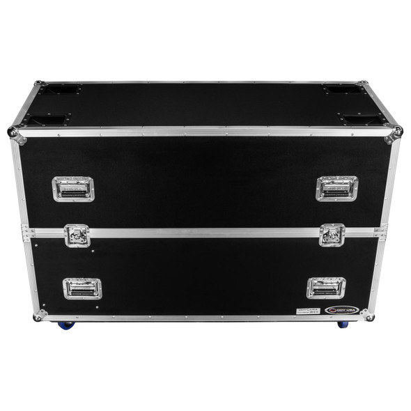 Odyssey FZ2FSM50W UNIVERSAL DUAL 50-58" FLAT SCREEN MONITOR CASE WITH WHEELS