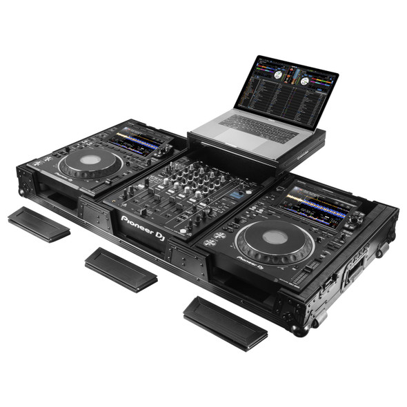 Odyssey FZ12CDJWXD2BL EXTRA DEEP BLACK DJ COFFIN CASE FOR 12 Odyssey FZ12CDJWXD2BL EXTRA DEEP BLACK DJ COFFIN CASE FOR 12