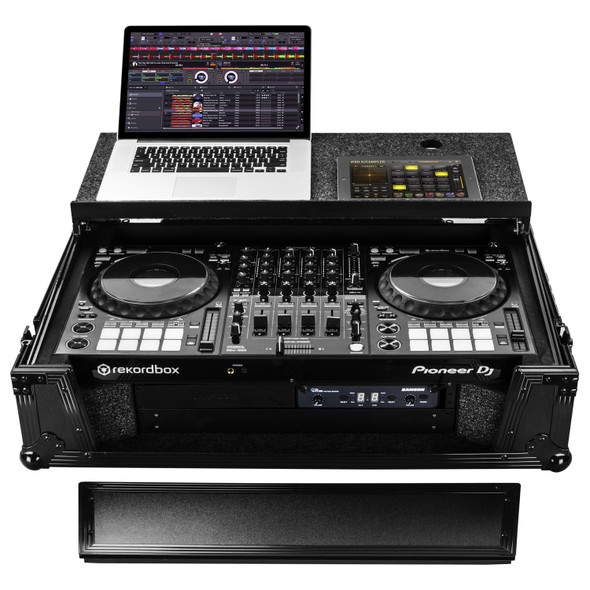 Odyssey FZGSDDJ1000WBL BLACK LABEL PIONEER DDJ-1000/1000SRT DJ CONTROLLER GLIDE STYLE CASE WITH WHEELS