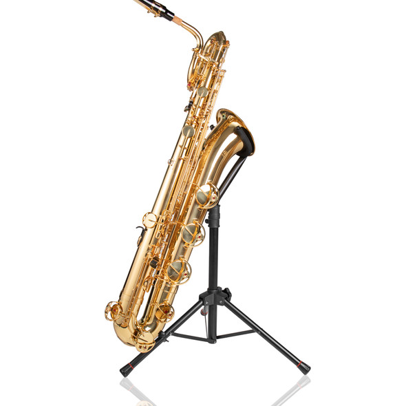 Gator Cases GFW-BNO-SAXBARI Tripod Stand for Standard-Size Baritone Saxophone