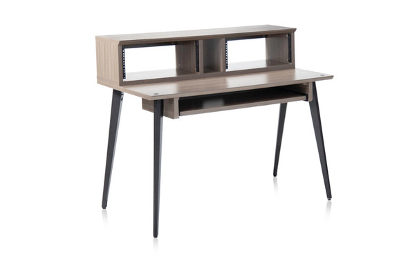 Gator Cases GFW-ELITEDESK-GRY Elite Furniture Series Main Desk in Driftwood Grey Finish
