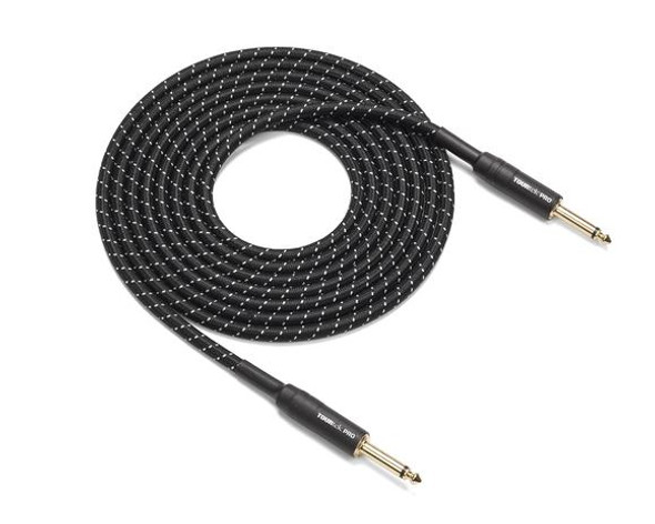 Samson SATPIW10 10' Woven Instrument Cable, Gold Plug