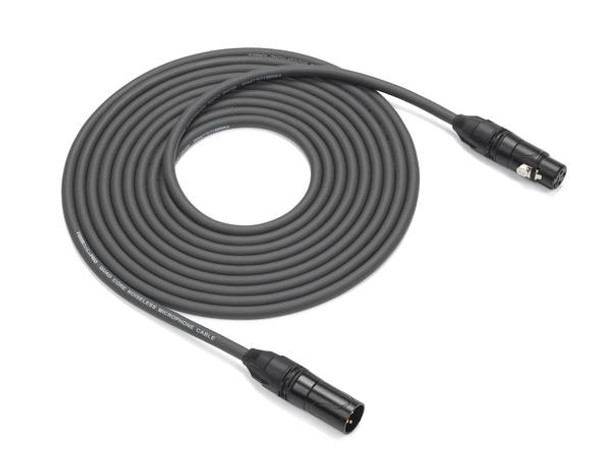 Samson SATPMQ15 15' XLR Quad Core Microphone Cable, Gold Plug