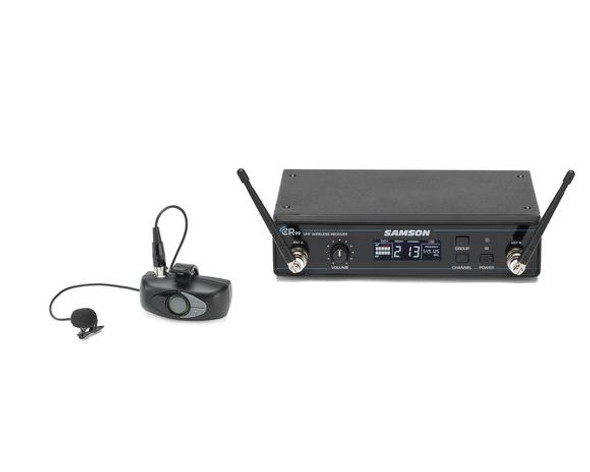 Samson SWSATXLM8-D AirLine ALX Lav/Presentation System with LM8 Lavalier Mic (ATX/CR99) - D Band