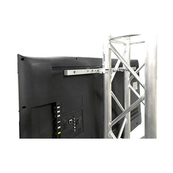Global Truss DT-TV MT34 BLK BLACK TV MOUNT FOR F34 - SINGLE BAR WITH TWO NARROW CLAMP