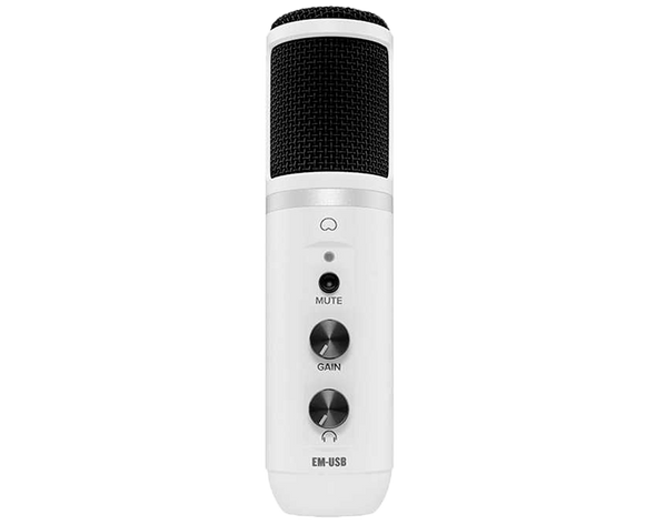 Mackie EM-USB-LTD-WHT EM-USB Condenser Microphone - White