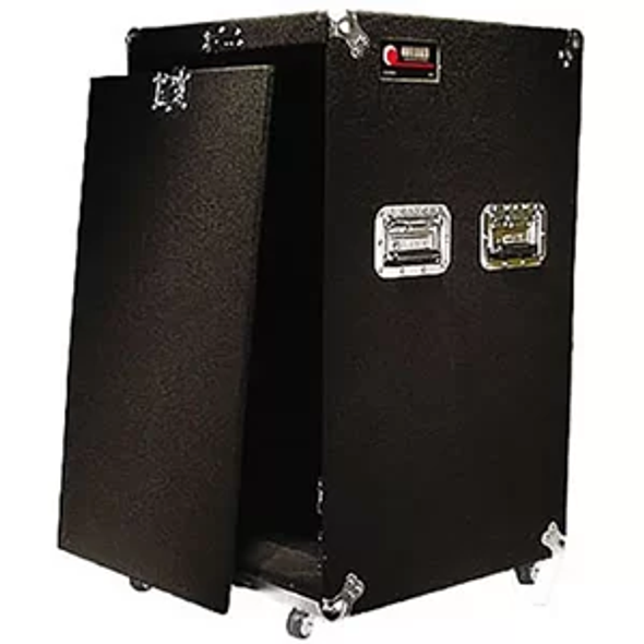 Odyssey CRP18W Pro 18U Carpet Amp Rack Case with Wheels