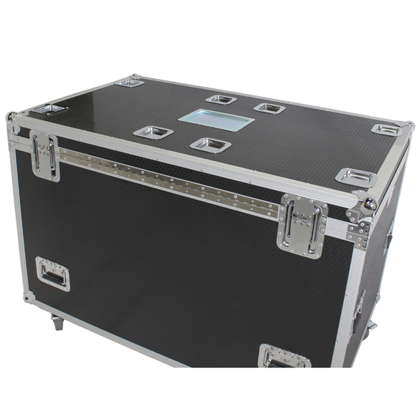 ProX XS-UTL483036W Truck Pack Utility Case with Divider & tray kits Ball to Ball 48" W x 30" D x 36" H 1/2" plywood w/ Black Honey Comb Laminate 4x4 4" Casters