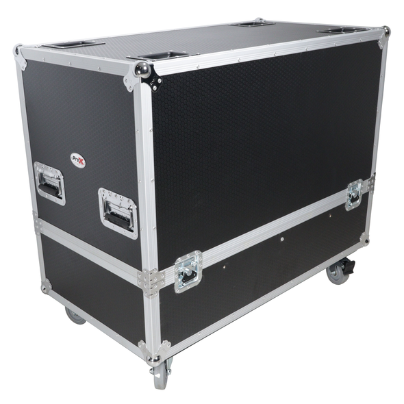 ProX XS-2X282020W Case holds 2x 15" speakers: 28" H x 20" W x 20" D Holds JBL SRX 815P, DAS Event 26A and similar sizes