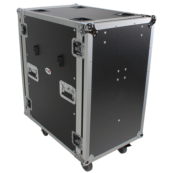 ProX T-18RSS24WDST 24" deep 18U Rack Case w/ Wheels & 2x side tables