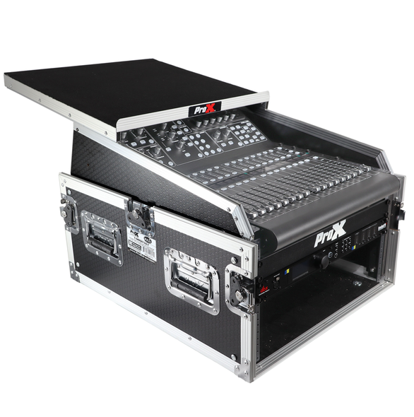 ProX T-6MRSS13ULT Universal 19" rackmount mixer 13U Top / 6U Front (3 removable doors)