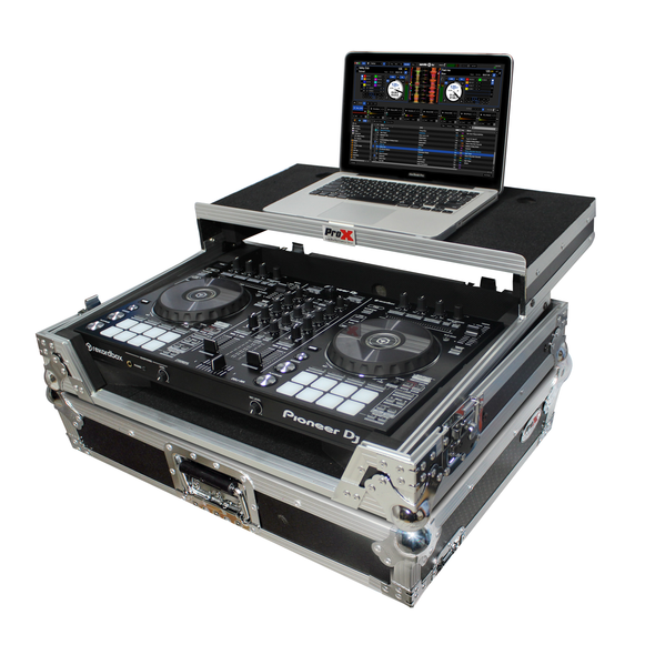 ProX XS-DDJRR LT Fits Pioneer DDJ-RR / SR2 / Hercules HL500 Case w/ Sliding Laptop Shelf