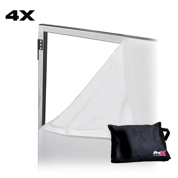 ProX XF-S3048 W X4BAG S/4 WHITE SCRIM FOR THE XF-4X3048 FACADE WITH BAG