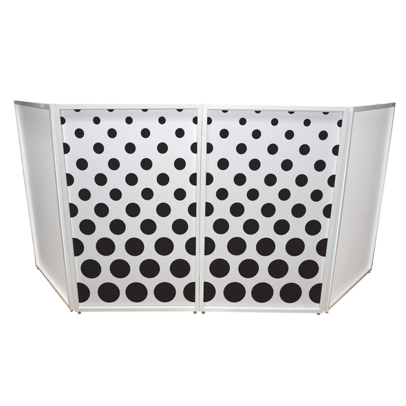 ProX XF-SDOTSX2 Polka Dots Facade Enhancement Scrims - Black Dots on White | Set of Two