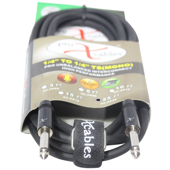 ProX XC-PP25 25FT CABLE 1/4" TS to SAME