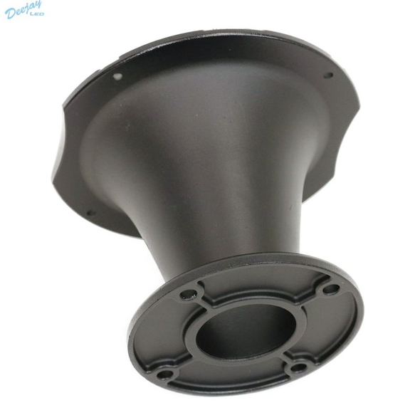 DEEJAY LED TBH1450BLACK Circular Despacito Aluminum Bolt-on High Frequency Horn Flare BLACK w/2-in Throat