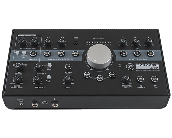 Mackie Big Knob Studio Plus 4x3 Studio Monitor Controller | 192kHz USB I/O