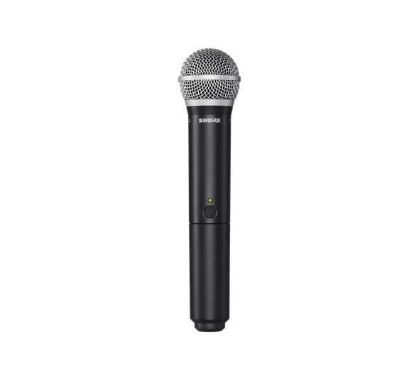 Shure BLX24/PG58-H10 Vocal System with (1) BLX4 Wireless Receiver and (1) Handheld Transmitter with PG58 Microphone