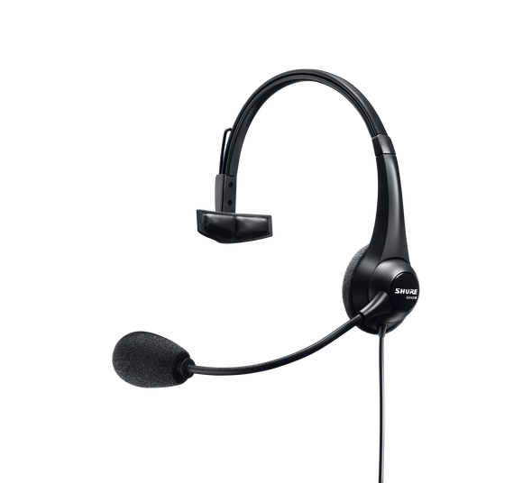 Shure BRH31M-NXLR4F Lightweight Single-Sided Broadcast Headset with Neutrik female 4-Pin XLR cable