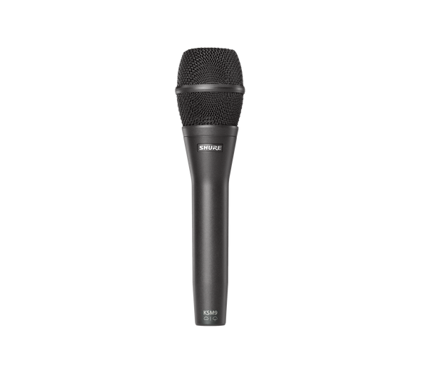 Shure KSM9/CG Dual Pattern (Cardiod/Supercardiod) Condenser Handheld Vocal Microphone (Charcoal)