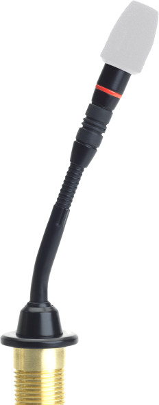 Shure MX405R/N 5" Shock-Mounted Gooseneck No Capsule with LED ring includes surface mount preamplifier