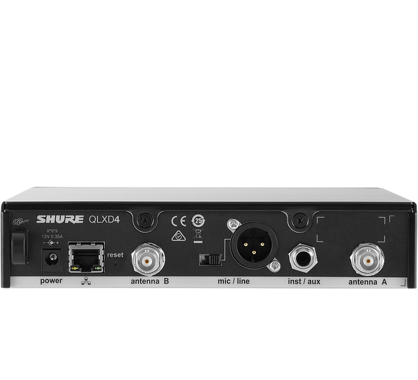 Shure QLXD4=-G50 Half-Rack Single Channel Receiver