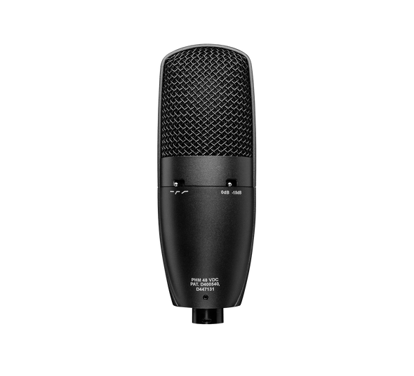 Shure SM27-SC Cardiod Side-Address Condenser Microphone includes Velveteen Pouch and Shock Mount