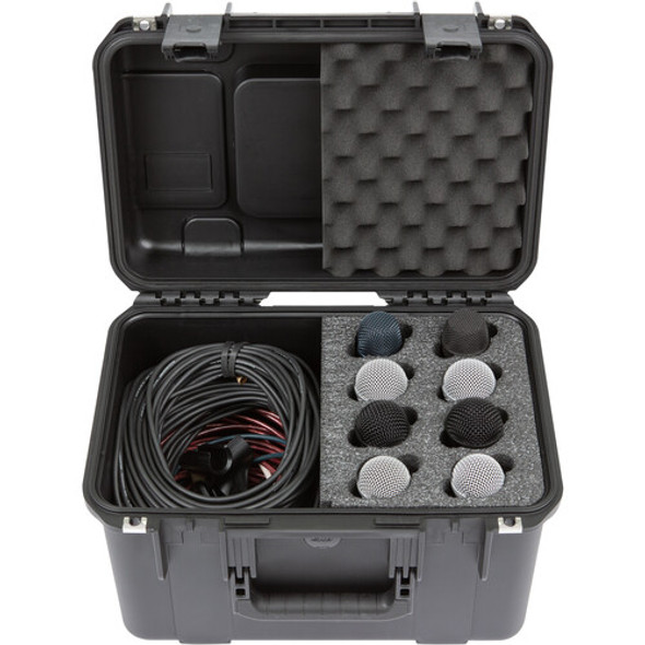SKB 3i-1610-MC8 iSeries Waterproof Case for 8 Mics and Cables