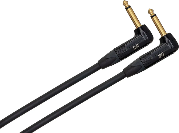 Hosa CGK-015RR Edge Guitar Cable, Neutrik Right-angle to Same, 15 ft
