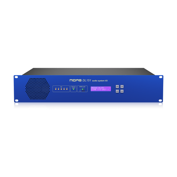 Midas DL151 - 24-Input Stagebox with MIDAS Mic Preamps and Dual-Redundant AES50 Networking 