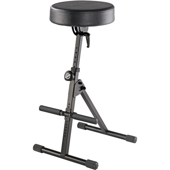 K&M 14061.000.55 Black Leatherette Performer Stool