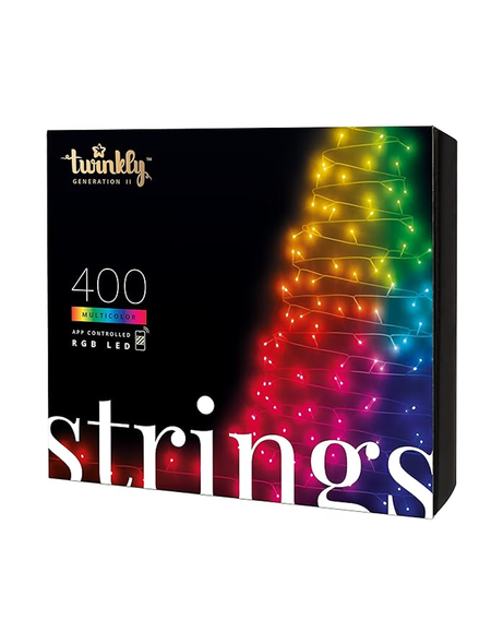  Twinkly Strings – App-Controlled LED Christmas Lights with 400 RGB (16 Million Colors) LEDs 105 Feet