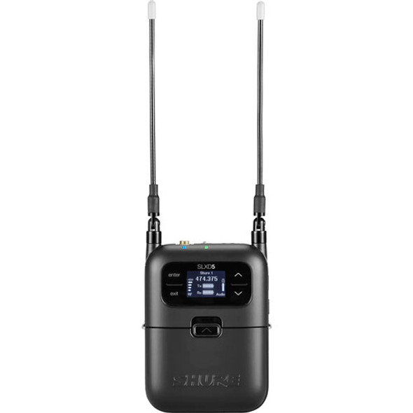 Shure SLXD5 Digital Camera-Mount Wireless Microphone Receiver (J52: 558 to 602 + 614 to 616 MHz)