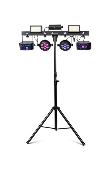 ColorKey PartyBar Pro 1000 Professional All-in-One Multi-Effects Lighting Package