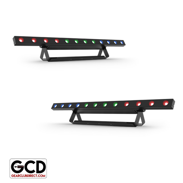 Chauvet DJ COLORband T3BT ILS Tri-Color (RGB) Full-Size Linear Wash Lights with Built-in Bluetooth Duo Package