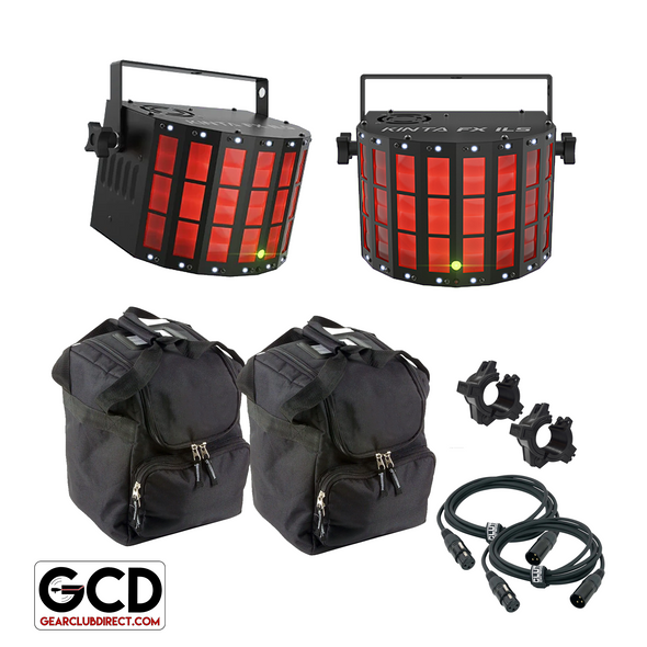 Chauvet DJ KINTAFXILS ILS Compact Multi-Effect Lights with Carrying Cases Package