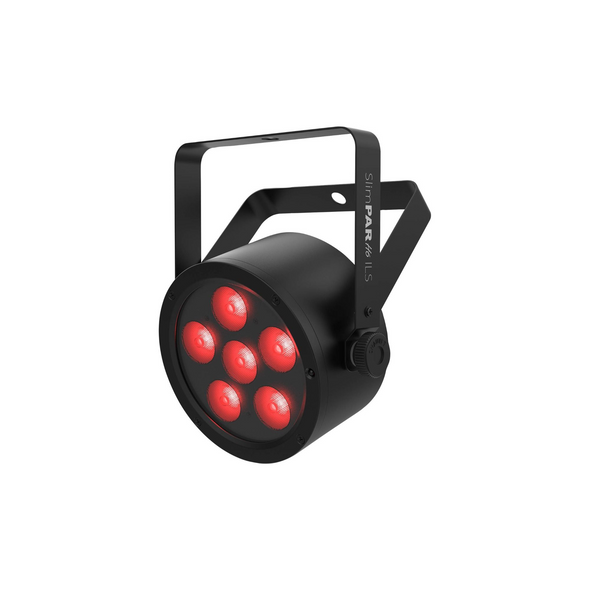 Chauvet DJ SLIMPARH6ILS ILS Low-Profile RGBAW+UV LED Wash Lights with Carry Bags and Remote Package