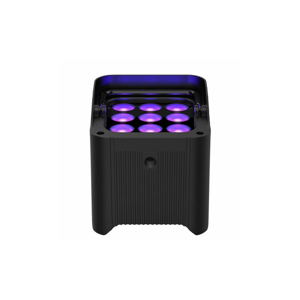 Chauvet Freedom Par H9 IP TRUE Wireless, Battery-Operated Hex-Color LED Uplights 4 Package with Handheld Remote